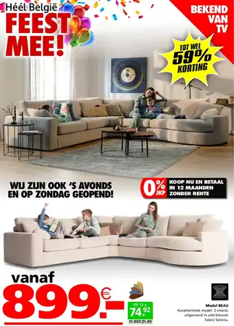 Seats and Sofas Model Beau aanbieding