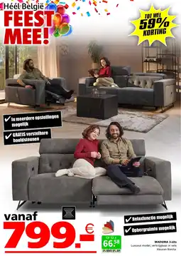 Seats and Sofas Madeira 3 Zits aanbieding