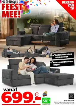 Seats and Sofas Hoeksalon Clyde aanbieding