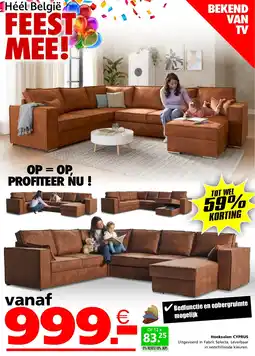 Seats and Sofas Hoeksalon Cyprus aanbieding