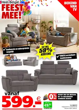 Seats and Sofas 3+2 Benito aanbieding