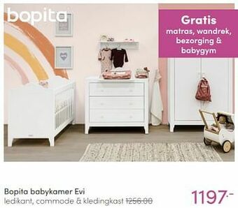 Baby & Tiener Bopita babykamer evi aanbieding