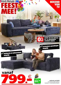 Seats and Sofas Hoeksalon Alicante aanbieding