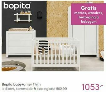 Baby & Tiener Bopita babykamer thijn aanbieding