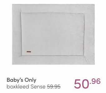 Baby & Tiener Baby’s only boxkleed sense aanbieding