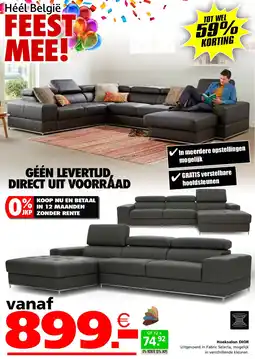 Seats and Sofas Hoeksalon Dior aanbieding