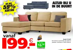 Seats and Sofas Model Stuart aanbieding