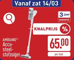 ALDI Ambiano accusteelstofzuiger aanbieding