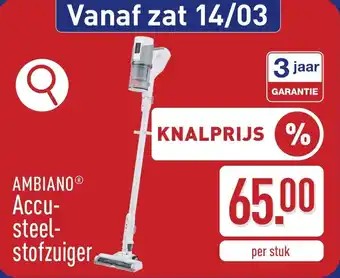 Ambiano accusteelstofzuiger