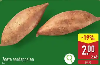 ALDI Zoete aardappelen aanbieding