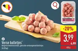ALDI Verse balletjes aanbieding