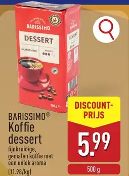 ALDI Barissimo koffie dessert aanbieding
