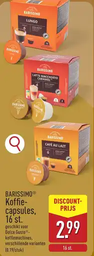 ALDI Barissimo koffie capsules aanbieding