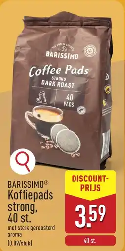 ALDI Barissimo koffiepads strong, aanbieding
