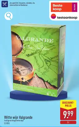 ALDI Witte Wyn Vin Blanc aanbieding