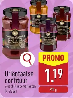 ALDI Oriëntaalse Confituur aanbieding