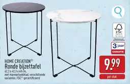 ALDI Home Creation Ronde Bijzettafel aanbieding