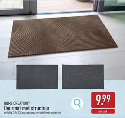 ALDI Home Creation Deurmat met Structuur aanbieding