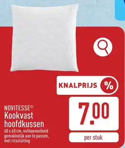 ALDI Novitesse Kookvast Hoofdkussen aanbieding