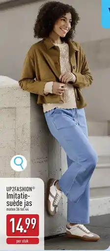 ALDI Up2fashion Imitatie Suède Jas aanbieding