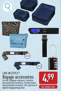 ALDI Live in Style Bagage Accessoires aanbieding