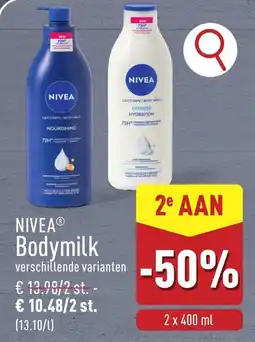 ALDI Nivea Bodymilk aanbieding