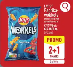 ALDI Lay's Paprika Wokkels aanbieding