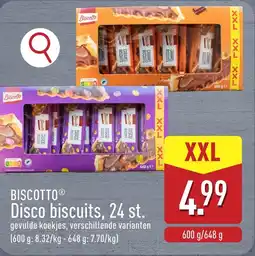 ALDI Biscotto Disco Biscuits XXL aanbieding