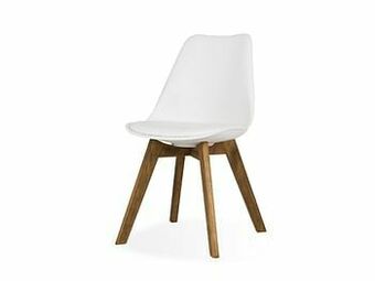 Deba Meubelen Stoel SONNY - Wit/eik Wit aanbieding