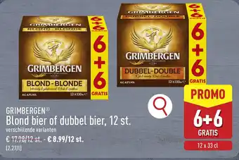 Grimbergen Blond Bier of Dubbel Bier