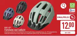 ALDI Ride+Go Fietshelm met Ledlicht aanbieding