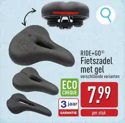 ALDI Ride+Go Fietszadel met Gel aanbieding