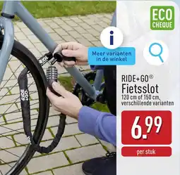 ALDI Ride+Go Fietsslot aanbieding
