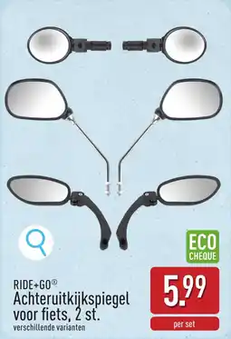 ALDI Ride+Go Achteruitkijkspiegel voor Fiets aanbieding