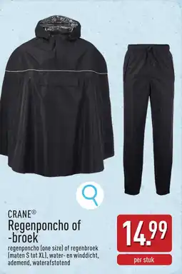 ALDI Crane Regenponcho of Broek aanbieding