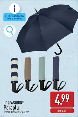 ALDI Up2fashion Paraplu aanbieding