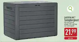 ALDI Gardenline Tuinopbergkast aanbieding