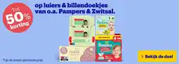 Bol.com op luiers & billendoekjes van o.a. Pampers & Zwitsal. aanbieding