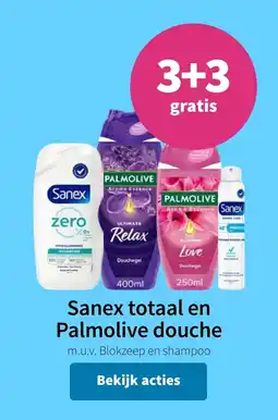 Plein.nl Sanex totaal en Palmolive douche aanbieding