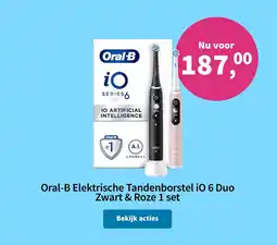 Plein.nl Oral-B Elektrische Tandenborstel iO 6 Duo aanbieding