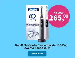 Plein.nl Oral-B Elektrische Tandenborstel iO 9 Duo aanbieding