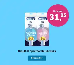 Plein.nl Oral-B iO opzetborstels aanbieding