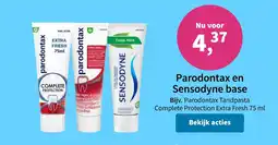 Plein.nl Parodontax en Sensodyne base aanbieding