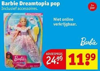 Kruidvat Barbie dreamtopia pop aanbieding