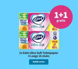 Plein.nl Edet Ultra Soft Toiletpapier 4 Laags aanbieding