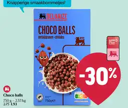 Delhaize Choco balls aanbieding