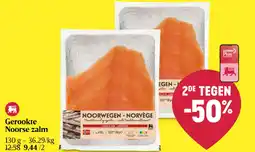 Delhaize Gerookte Noorse zalm aanbieding