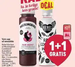 Delhaize Vers sap of smoothie Rebel Kitchen of Mockingbird aanbieding