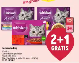 Delhaize Whiskas Kattenvoeding aanbieding