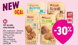 Delhaize All-in mix voor brood aanbieding